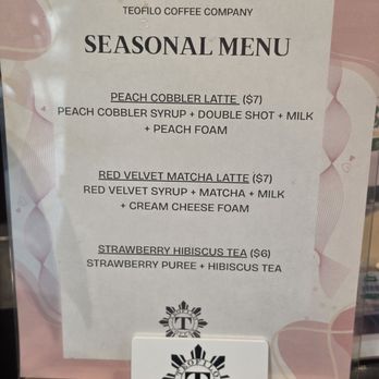 Teofilo Coffee Company - As of 5/16/26 - Coffee & Tea Near Me - Carson, California Teofilo Coffee Company - As of 5/16/26 - Coffee & Tea Near Me - Carson, California