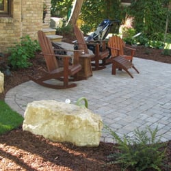 Ecoscapes Sustainable Landscaping - Cozy Frontyard Patio Minneapolis, MN