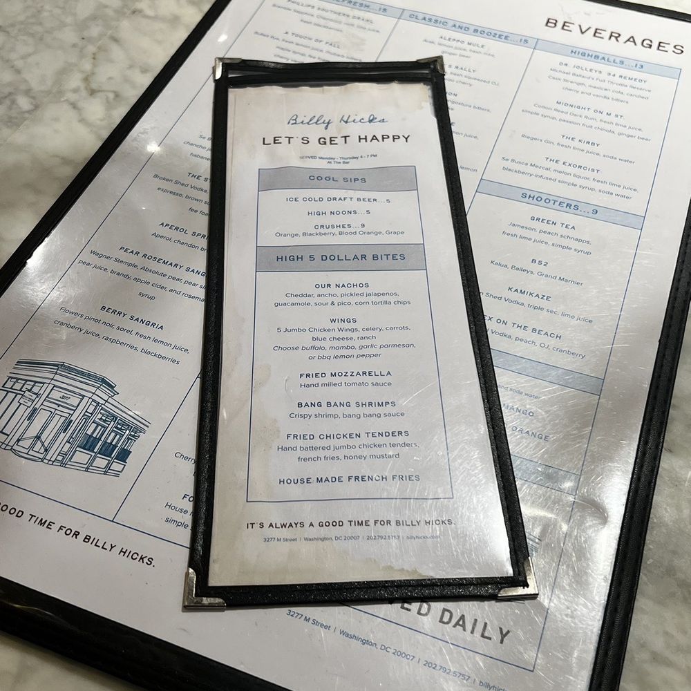 Menu Menu