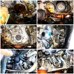 R&j Auto Shop - Oil pump reseal and gaskets replacement with timing belt package and timing belt tensioner