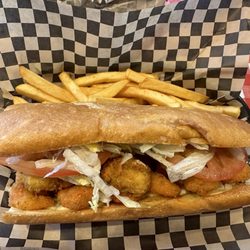 Bayeaux Shack - Shrimp and Oyster Poboy!!!