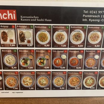Kimchi - menu at Kimchi - Korean Near Me - Aachen, NW Kimchi - menu at Kimchi - Korean Near Me - Aachen, NW