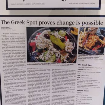 The Greek Spot - Greek Near Me - Cape Coral, Florida