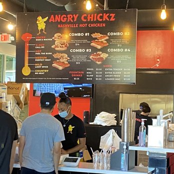 Angry Chickz - Restaurant menu - Chicken Shop Near Me - Sacramento, California