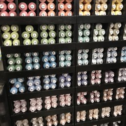 Wall of paint colors