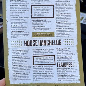 The Hangry Bison - Menu 11.19.25 - New American Near Me - Lake Mary, Florida