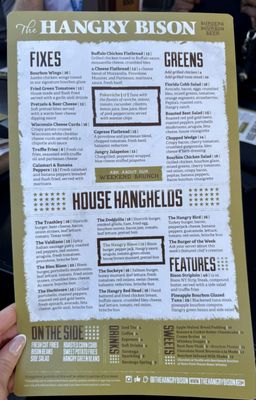 Menu photo 2 The Hangry Bison Lake Mary, FL