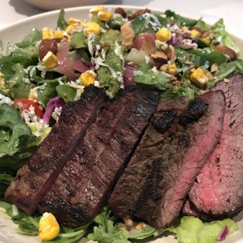 Flower Child - Close-up on the Skinny Cobb with Grass-Fed Steak - Salad Near Me - Atlanta, Georgia