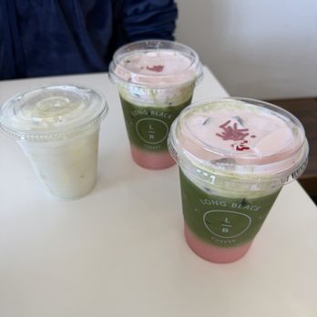 Long Black Coffee - Strawberry matcha with raspberry whip (Feb seasonal drink) - Coffee & Tea Near Me - Fountain Valley, California Long Black Coffee - Strawberry matcha with raspberry whip (Feb seasonal drink) - Coffee & Tea Near Me - Fountain Valley, California
