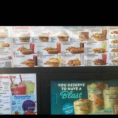 Menu photo 1 Sonic Drive-In Electra, TX Menu photo 1 Sonic Drive-In Electra, TX