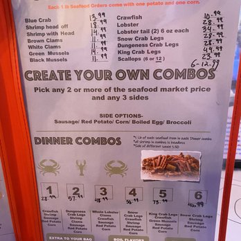 Storming Crab - Menu - Cajun/Creole Near Me - McKinney, Texas