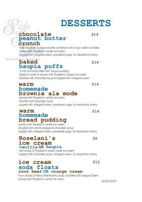 Menu photo 7 Side Street Inn Honolulu, HI