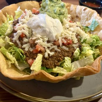 El Paraiso - Ashland - Large taco salad. Flavorful - Mexican Near Me - Ashland, Oregon