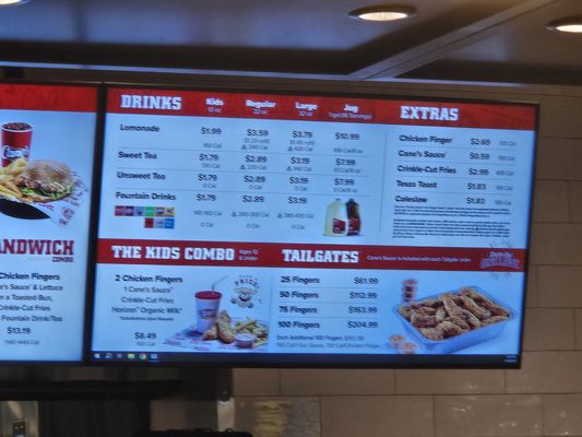 Menu photo 2 Raising Cane's Chicken Fingers Forest Hills, NY
