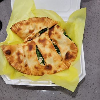 Pomona Bakery - Calzone with cheese and chicken - Mediterranean Near Me - Pomona, California Pomona Bakery - Calzone with cheese and chicken - Mediterranean Near Me - Pomona, California