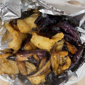 Chong Qing Hot Pot - Fish fillet with eggplant - Szechuan Near Me - Chamblee, Georgia