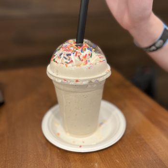 The Yard Milkshake Bar - Cinnamon coffee milkshake with sprinkles - Ice Cream & Frozen Yogurt Near Me - Pigeon Forge, Tennessee