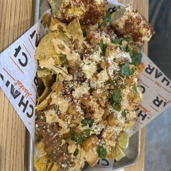 The Char Market - Shrimp Nachos and Elote - Sandwiches Near Me - Carmichael, California