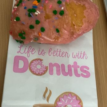Super Donut - A little shamrock sprinkle doughnut - Donuts Near Me - San Antonio, Texas