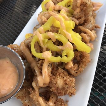 The Island Hideaway - Calamari appetizer...not my favorite. - Seafood Near Me - Solomons, Maryland
