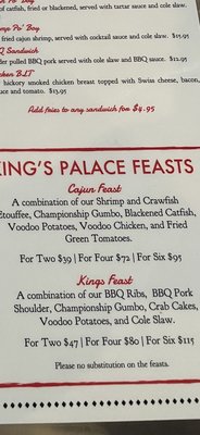 Menu photo 3 King's Palace Cafe Memphis, TN Menu photo 3 King's Palace Cafe Memphis, TN