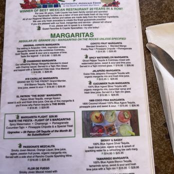Cafe Coyote - Mexican Near Me - San Diego, California