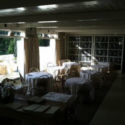 Valley Restaurant - Dining room and wine wall