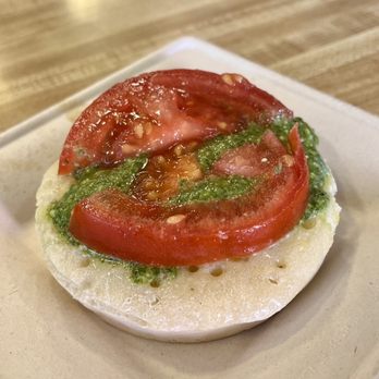 The Crumpet Shop - Pesto & Tomato Crumpet - Bakeries Near Me - Seattle, Washington The Crumpet Shop - Pesto & Tomato Crumpet - Bakeries Near Me - Seattle, Washington