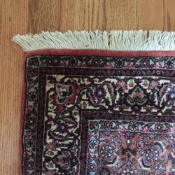 Turabi Rug Gallery - The corner was about five inches in