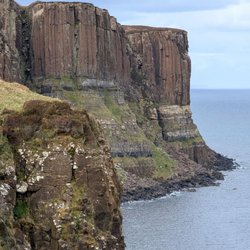 Mealt Falls - Basalt columns form Kilt Rock