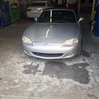 Emfix Collision - Quick and affordable touch up job on the roadster after rear-ending a car! It's like it never happened - Body Shops Near Me - Fullerton, California