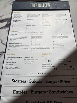 Menu photo 1 Ted's Bulletin Reston Reston, VA Menu photo 1 Ted's Bulletin Reston Reston, VA