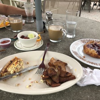Marguerite's - What was left of my delicious quiche - Breakfast & Brunch Near Me - Dunedin, Florida