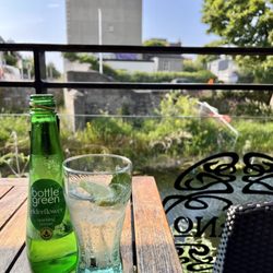 Refreshing elderflower soda.