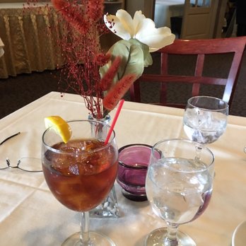 The View Grill - Iced Tea and Waters - New American Near Me - Glen Cove, New York The View Grill - Iced Tea and Waters - New American Near Me - Glen Cove, New York
