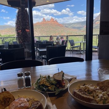 Wildflower - Salmon Alfredo Pasta, Wildflower Two Sandwich and Salad, Rosemary Chicken Pasta - Sandwiches Near Me - Sedona, Arizona