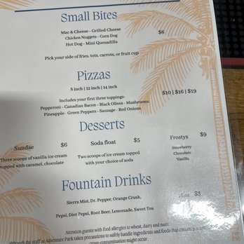The Athletic Edge - New menu 6/2022 - Gymnastics Near Me - Salem, Oregon