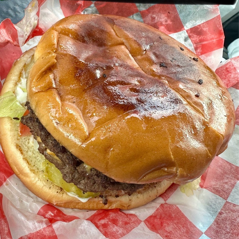 Double meat burger with fries....Simply Delicious Double meat burger with fries....Simply Delicious