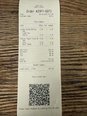 Gong cha @ UT Campus by null