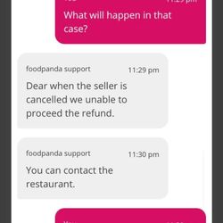 Food Panda City Delivery - I have an incident with my KFC order from night of January 9th were I ordered from KFC which were cancelled by them since I did not respond