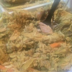 Caribbean Cravings - Curry chicken no peas no gravy.