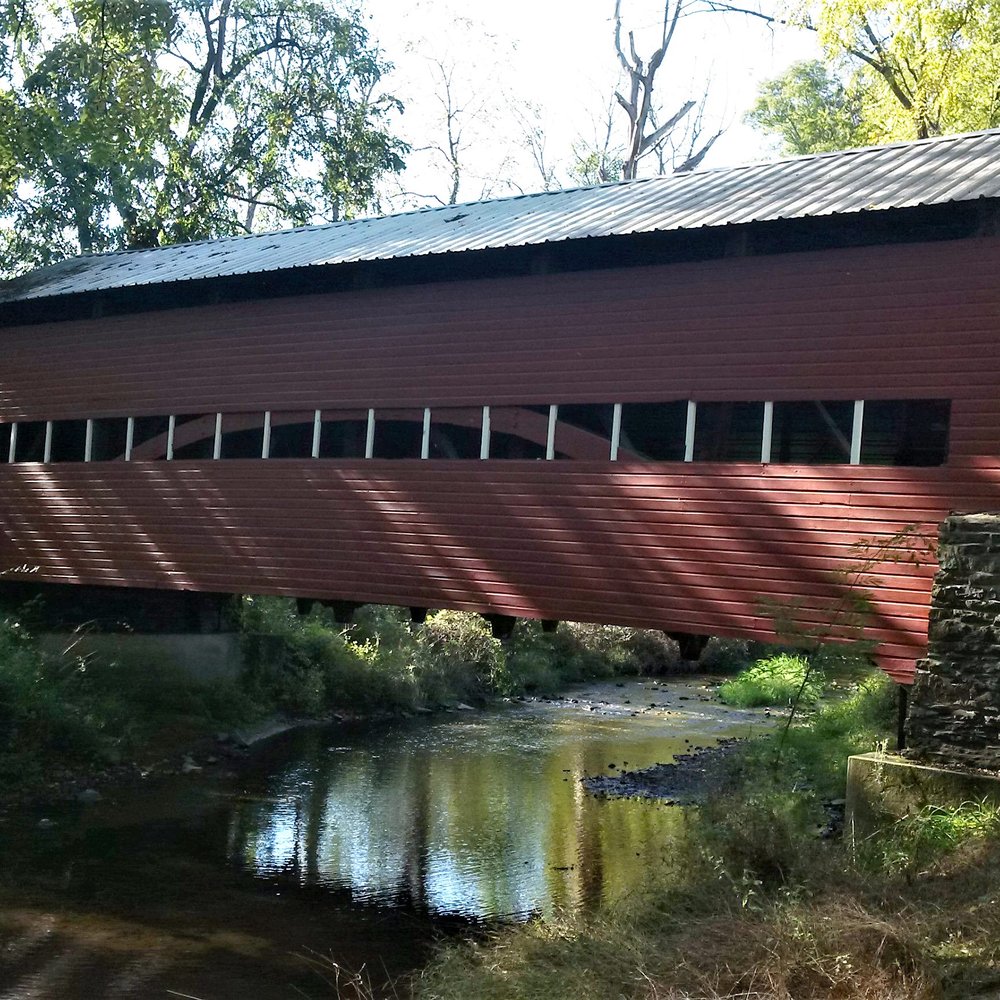 Heikes Covered Bridge - Heikes Covered Bridge. Not open to traffic. - Landmarks & Historical Buildings Near Me - York Springs, Pennsylvania Heikes Covered Bridge - Heikes Covered Bridge. Not open to traffic. - Landmarks & Historical Buildings Near Me - York Springs, Pennsylvania