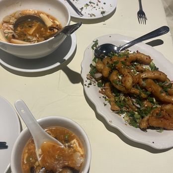 YHS China Bistro - Hot & Sour Seafood Soup, Salt & Pepper Calamari - Chinese Near Me - Tampa, Florida
