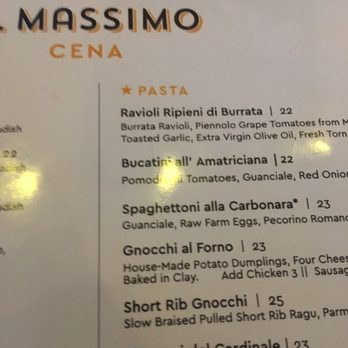 Il Massimo - Menu - Italian Near Me - Dedham, Massachusetts