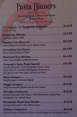 Menu photo 6 Marechiaros on 2nd El Cajon, CA