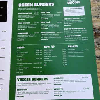 bastard burgers - Green menu - American Near Me - Uppsala, C bastard burgers - Green menu - American Near Me - Uppsala, C