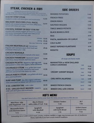 Menu photo 1 Cracked Conch Cafe Marathon, FL