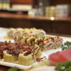 Fuji Japanese Steak & Sushi - American Dream Roll,Spicy Family Roll,Crunch Crab Roll