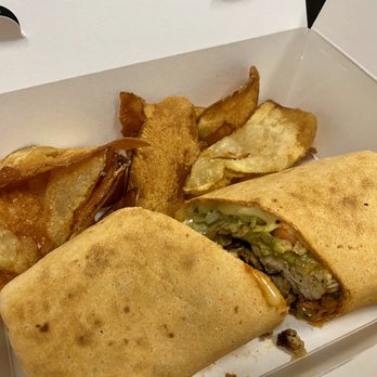 Wrap City - Alamo Chicken Wrap with Chips - Salad Near Me - Amherst, New Hampshire