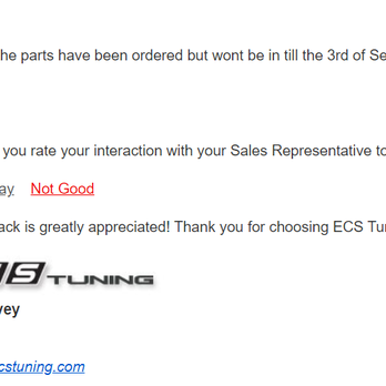 ECS Tuning - Very "responsive" customer service - Auto Parts & Supplies Near Me - Wadsworth, Ohio ECS Tuning - Very "responsive" customer service - Auto Parts & Supplies Near Me - Wadsworth, Ohio